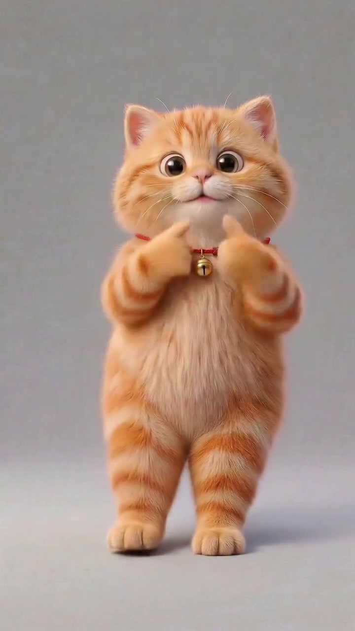 Fluffy Grooves Cat